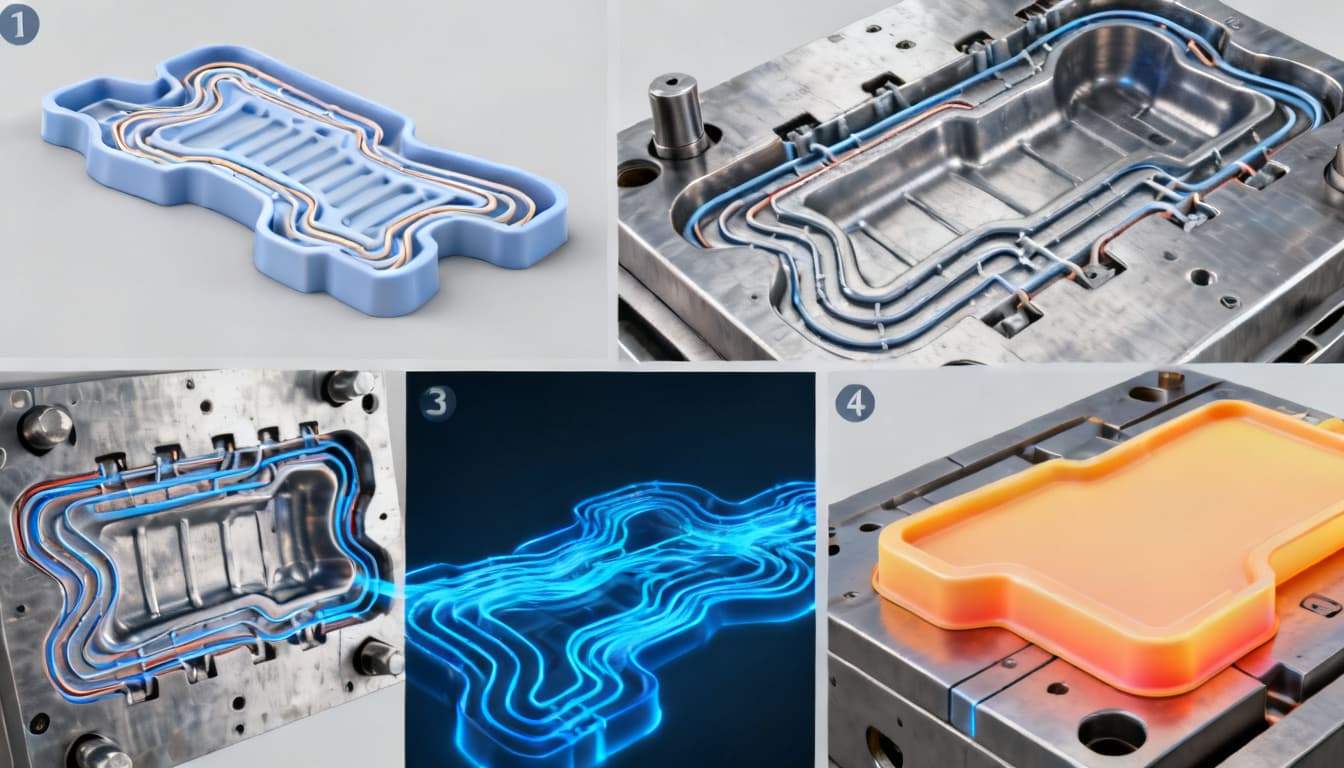Conformal Cooling Channel Design: A Step-by-Step Guide to Uniform Temperature Distribution