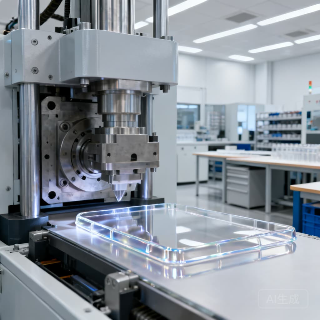 ABS/PMMA Transparent Display Cover Molding - PANDA Molding